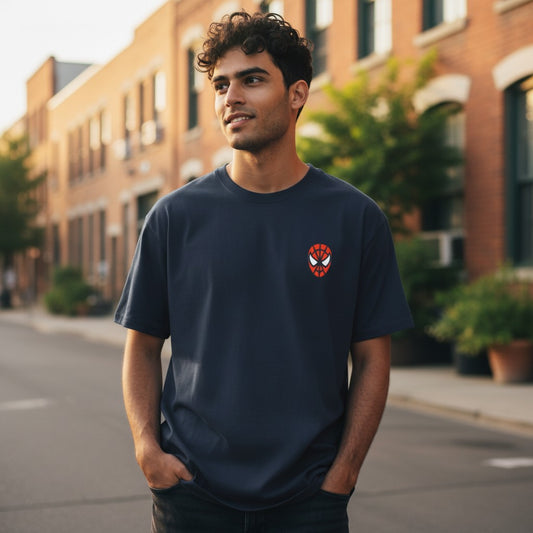 Vastrio Spider Mask Graphic T-Shirt | Unisex Cotton Tee