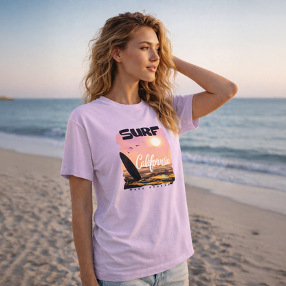 T-shirt unisexe classique à col rond, polyvalent et décontracté en toutes saisons