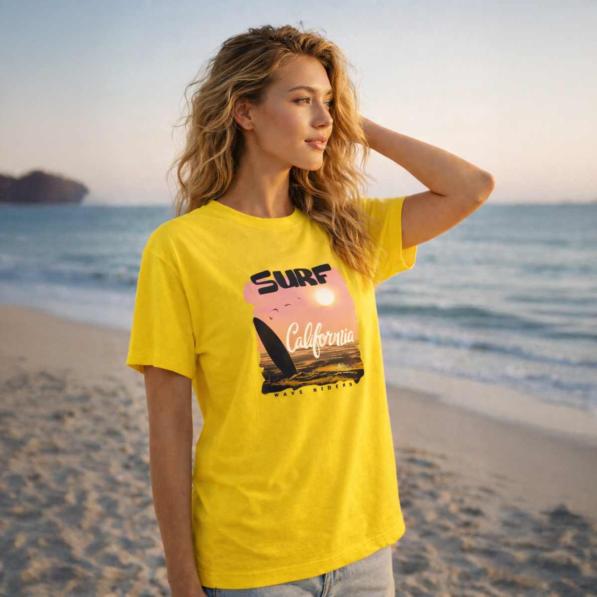 T-shirt unisexe classique à col rond, polyvalent et décontracté en toutes saisons