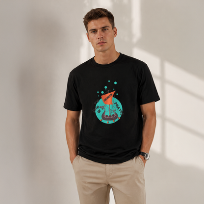 Vastrio Unisex Drunken Pirates T-Shirt for Men & Women | 100% Pure Cotton Round Neck Half Sleeve Graphic Tee