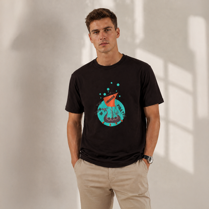 Vastrio Unisex Drunken Pirates T-Shirt for Men & Women | 100% Pure Cotton Round Neck Half Sleeve Graphic Tee