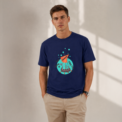 Vastrio Unisex Drunken Pirates T-Shirt for Men & Women | 100% Pure Cotton Round Neck Half Sleeve Graphic Tee