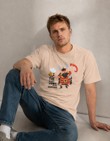 Vastrio Unisex Drunken Vikings T-Shirt for Men & Women | 100% Pure Cotton Round Neck Half Sleeve Funny Graphic Tee