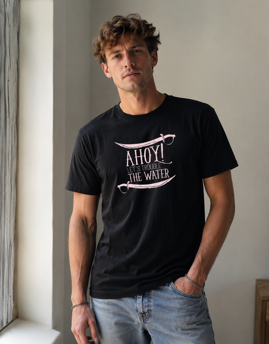 Vastrio Ahoy Pirate Graphic T-Shirt | Unisex Cotton Tee
