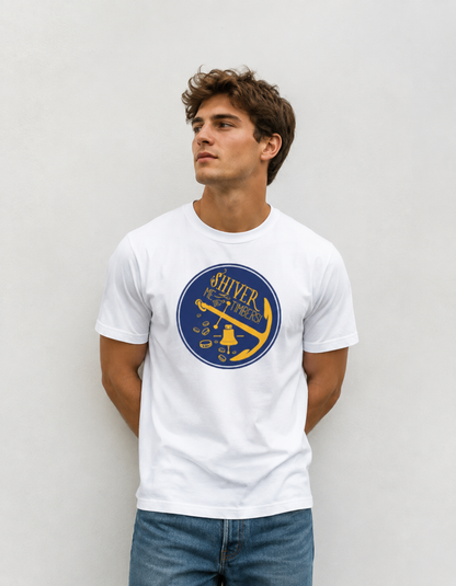 Vastrio Shiver Me Timbers Anchor Graphic T-Shirt | Unisex Tee