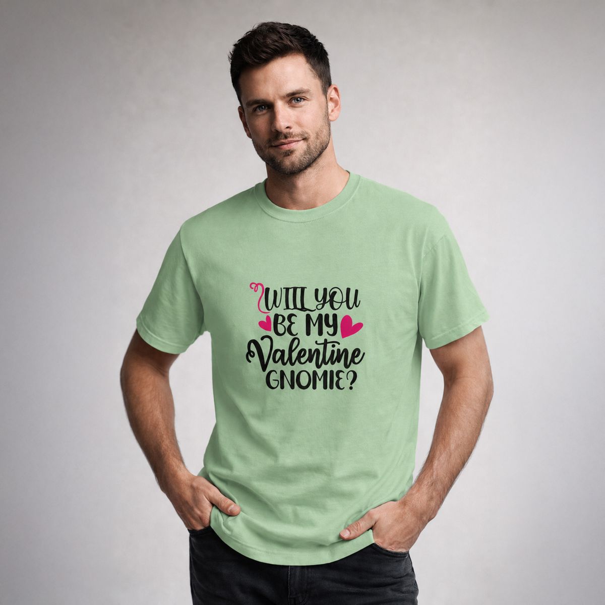 T-shirt unisexe classique à col rond | Collection Saint-Valentin