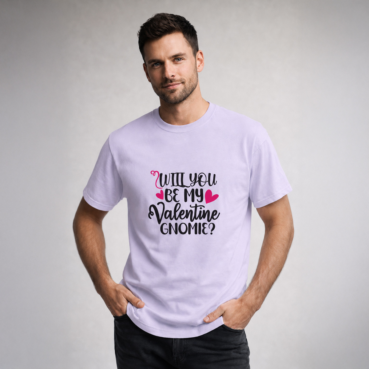 T-shirt unisexe classique à col rond | Collection Saint-Valentin