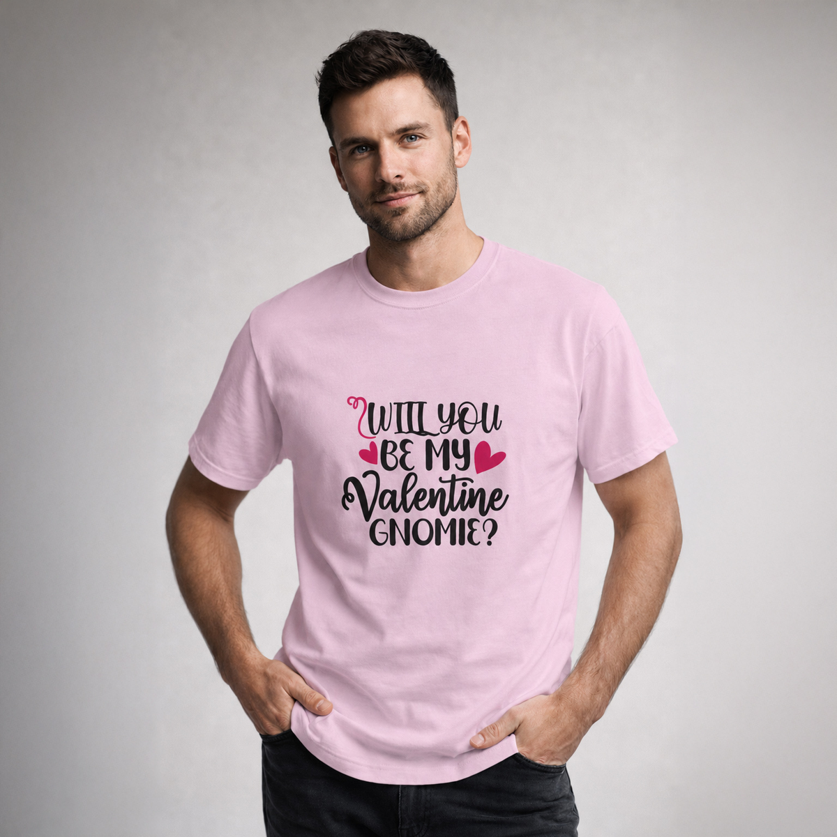 T-shirt unisexe classique à col rond | Collection Saint-Valentin