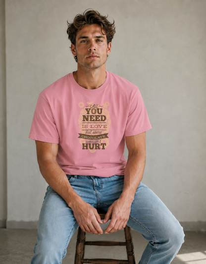 Vastrio Chocolate Lover Quote Graphic T-Shirt | Unisex Tee