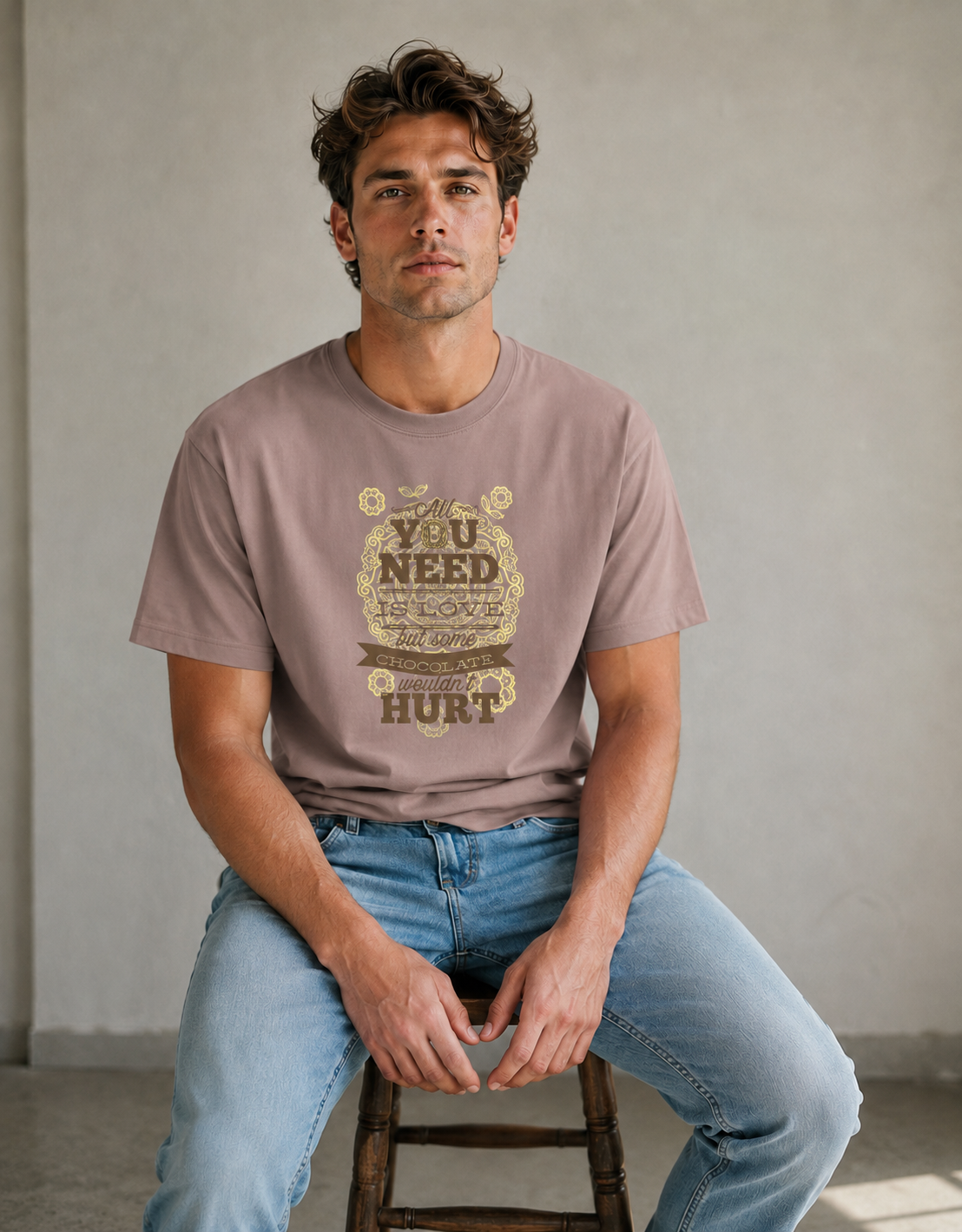 Vastrio Chocolate Lover Quote Graphic T-Shirt | Unisex Tee