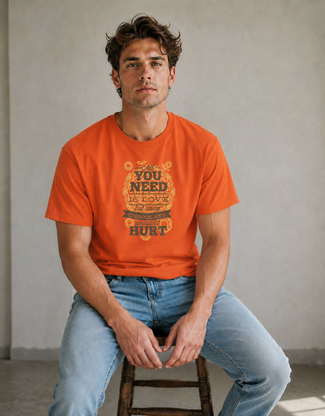 Vastrio Chocolate Lover Quote Graphic T-Shirt | Unisex Tee