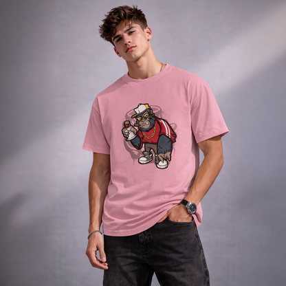 Vastrio Unisex Gorilla Graphic Printed T-Shirt for Men & Women | Regular Fit Round Neck Short Sleeve Casual Streetwear T-Shirt