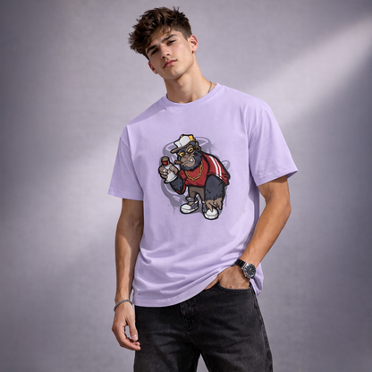 Vastrio Unisex Gorilla Graphic Printed T-Shirt for Men & Women | Regular Fit Round Neck Short Sleeve Casual Streetwear T-Shirt