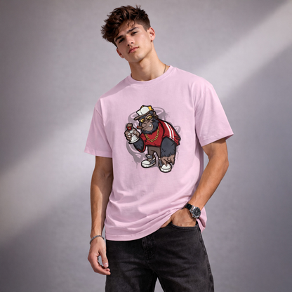 Vastrio Unisex Gorilla Graphic Printed T-Shirt for Men & Women | Regular Fit Round Neck Short Sleeve Casual Streetwear T-Shirt