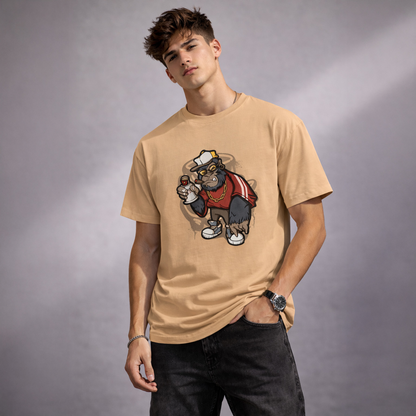 Vastrio Unisex Gorilla Graphic Printed T-Shirt for Men & Women | Regular Fit Round Neck Short Sleeve Casual Streetwear T-Shirt