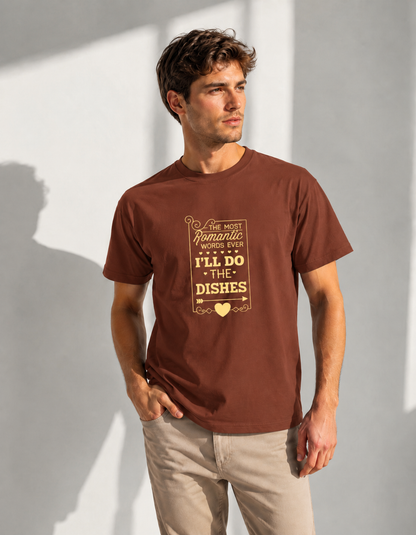 Vastrio I’ll Do the Dishes Graphic T-Shirt | Unisex Cotton Tee
