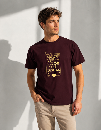 Vastrio I’ll Do the Dishes Graphic T-Shirt | Unisex Cotton Tee
