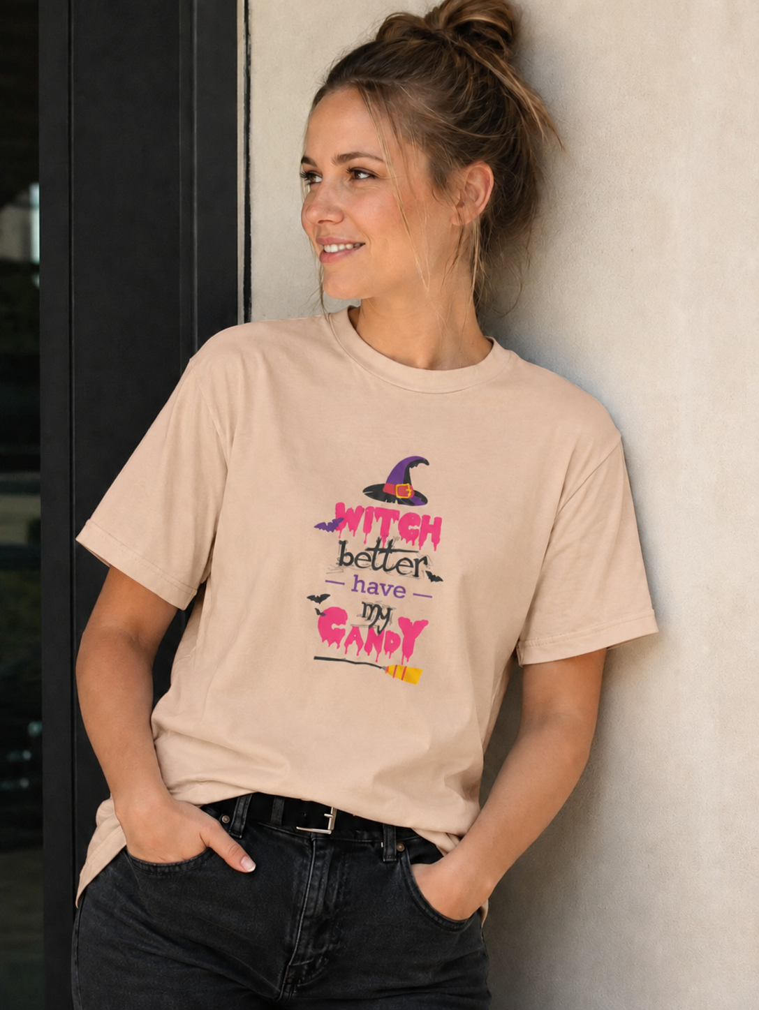 Vastrio Witch Better Have My Candy Halloween Graphic T-Shirt | Unisex Cotton Tee