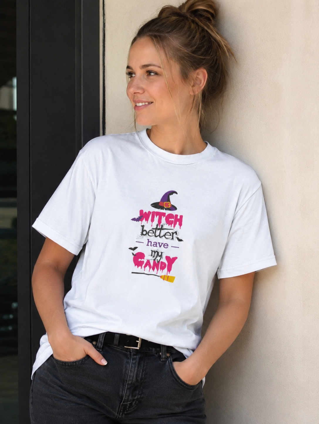 Vastrio Witch Better Have My Candy Halloween Graphic T-Shirt | Unisex Cotton Tee