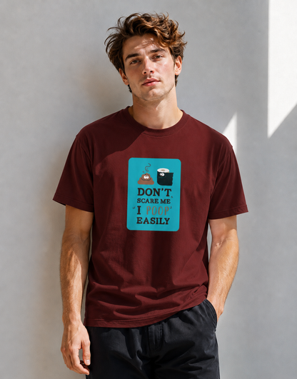 Vastrio Funny Poop Quote Graphic T-Shirt | Unisex Cotton Tee