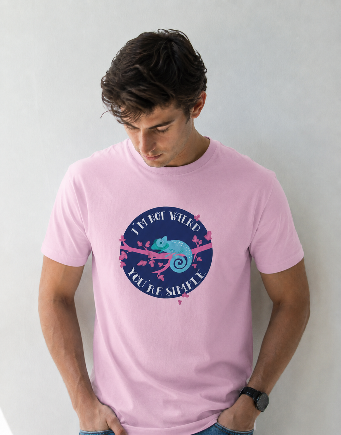 Vastrio Chameleon Graphic T-Shirt | Unisex Cotton Regular Fit