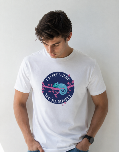 Vastrio Chameleon Graphic T-Shirt | Unisex Cotton Regular Fit