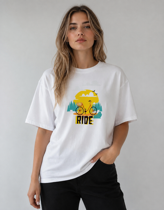 Vastrio Cycling Graphic T-Shirt | Unisex Cotton Regular Fit