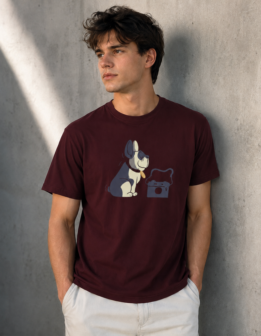 Vastrio Dog Graphic T-Shirt | Unisex Cotton Regular Fit