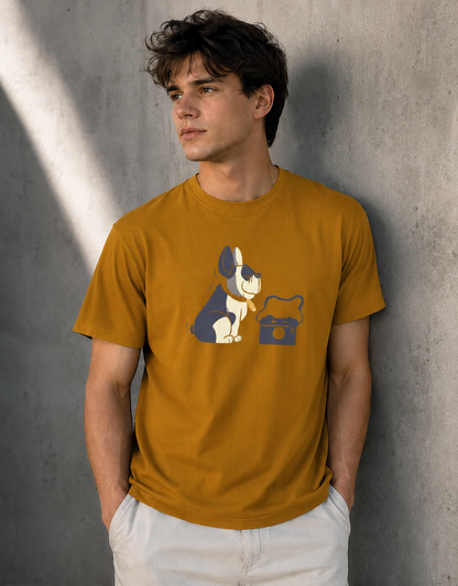 Vastrio Dog Graphic T-Shirt | Unisex Cotton Regular Fit