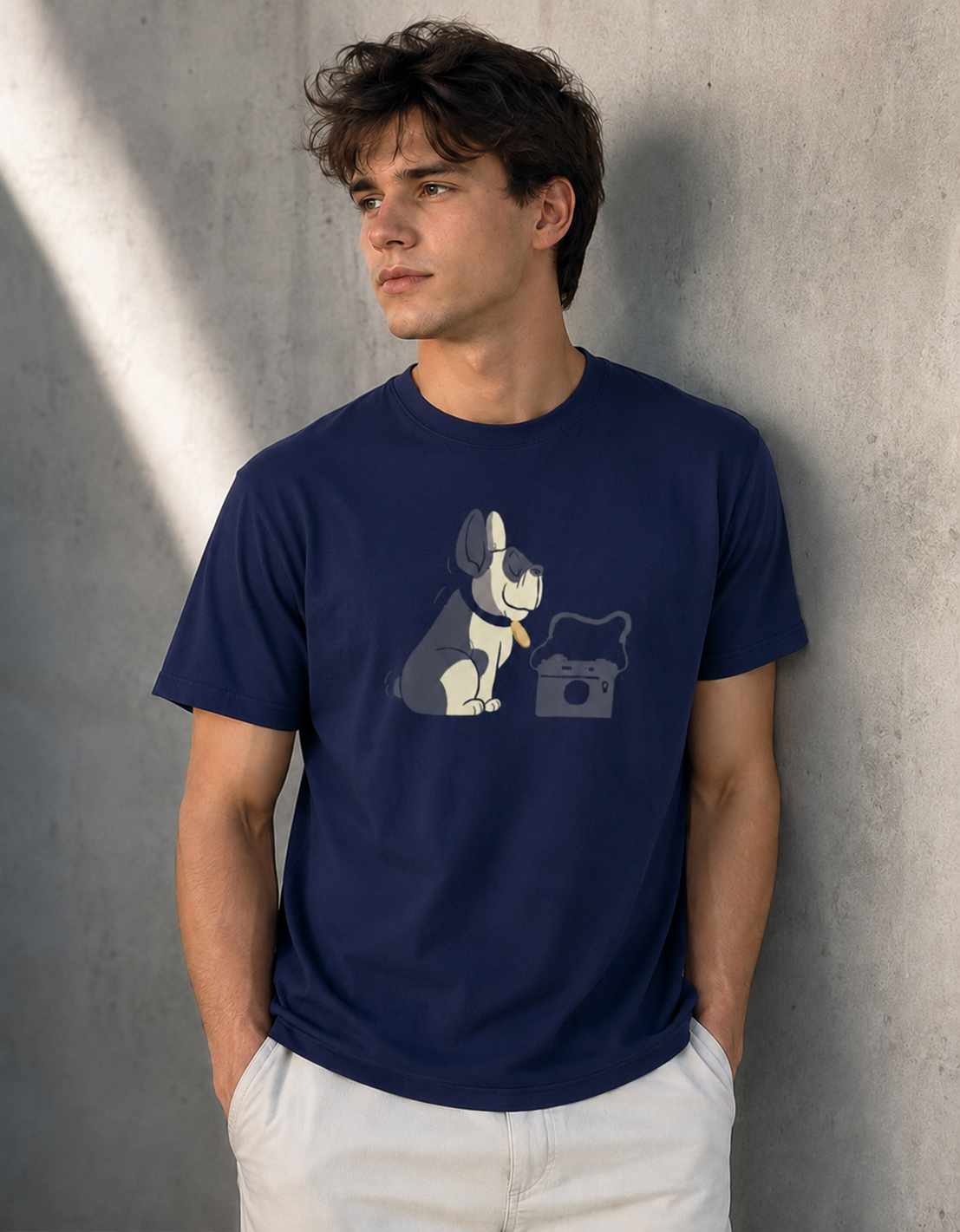 Vastrio Dog Graphic T-Shirt | Unisex Cotton Regular Fit