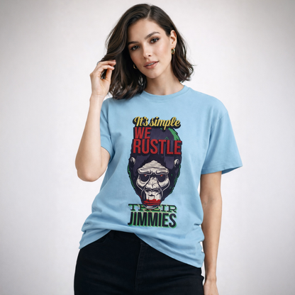 Vastrio Unisex Gorilla Graphic Printed T Shirt for Men & Women | Regular Fit Crew Neck Short Sleeve Casual Streetwear T-Shirt