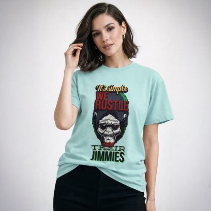 Vastrio Unisex Gorilla Graphic Printed T Shirt for Men & Women | Regular Fit Crew Neck Short Sleeve Casual Streetwear T-Shirt