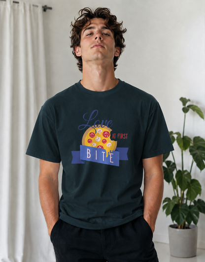 Vastrio Pizza Graphic T-Shirt | Unisex Cotton Regular Fit