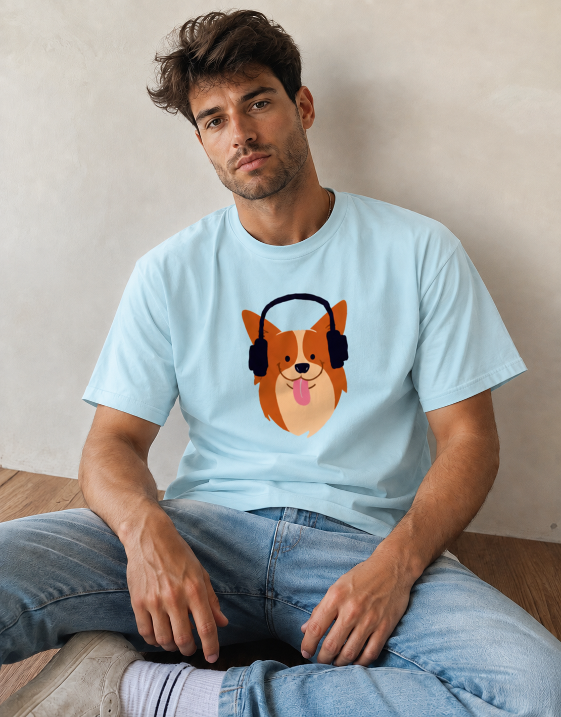 Vastrio Cat Graphic T-Shirt | Unisex Cotton Regular Fit
