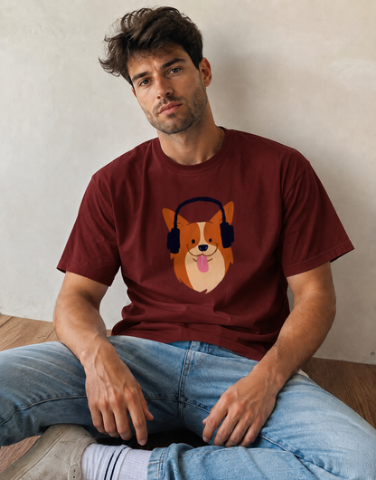 Vastrio Cat Graphic T-Shirt | Unisex Cotton Regular Fit