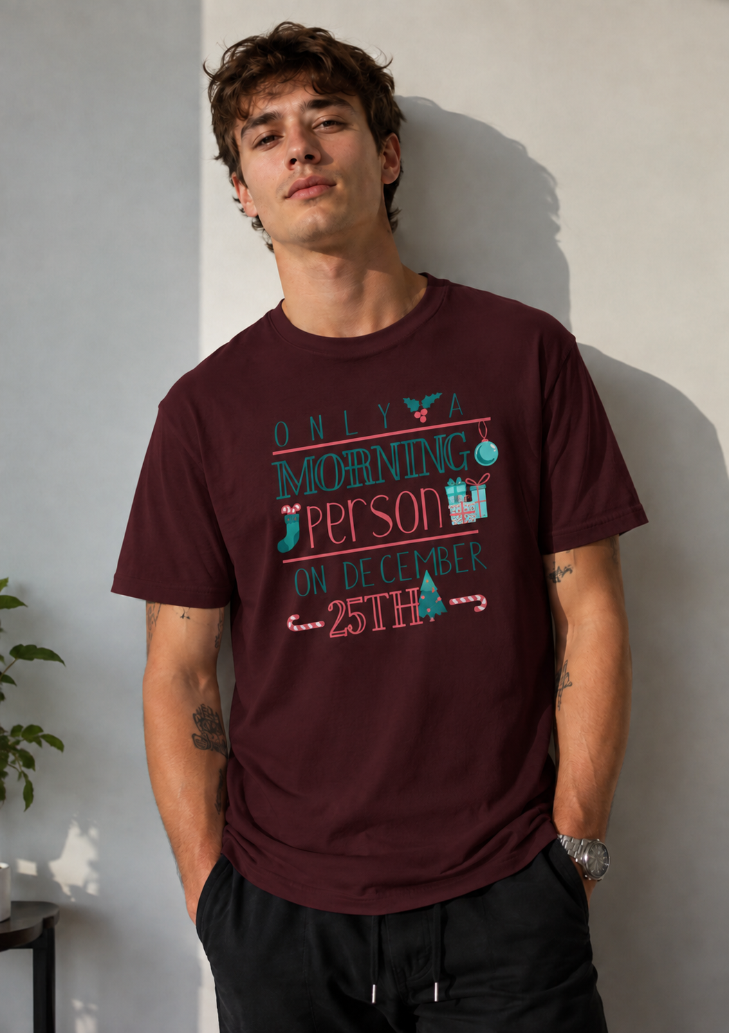 Vastrio Christmas Quote Graphic T-Shirt | Unisex Cotton Regular Fit