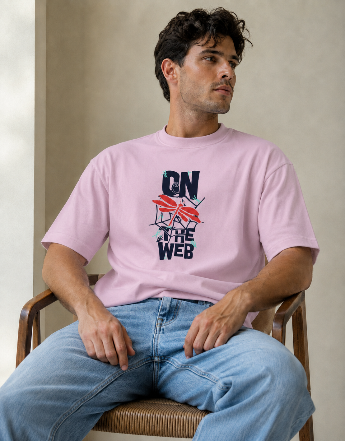 Vastrio On The Web Graphic T-Shirt | Unisex Cotton Regular Fit