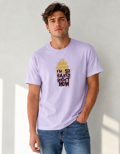 Vastrio I'm So Baked Graphic T-Shirt | Unisex Cotton Regular Fit