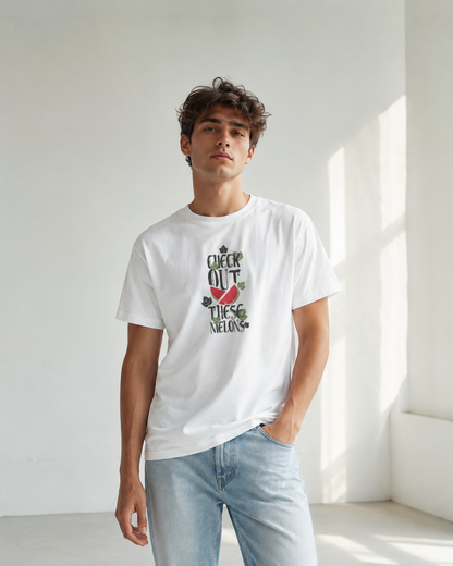 Vastrio Watermelon Graphic T-Shirt | Unisex Cotton Regular Fit