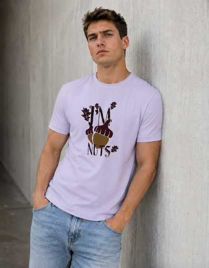 Vastrio Nuts Acorn Graphic T-Shirt | Unisex Cotton Regular Fit