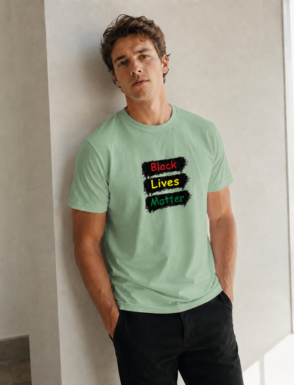 Vastrio Unisex Black Lives Matter Graphic Printed T-Shirt for Men & Women | Cotton Casual T-Shirt | Statement & Streetwear Tee