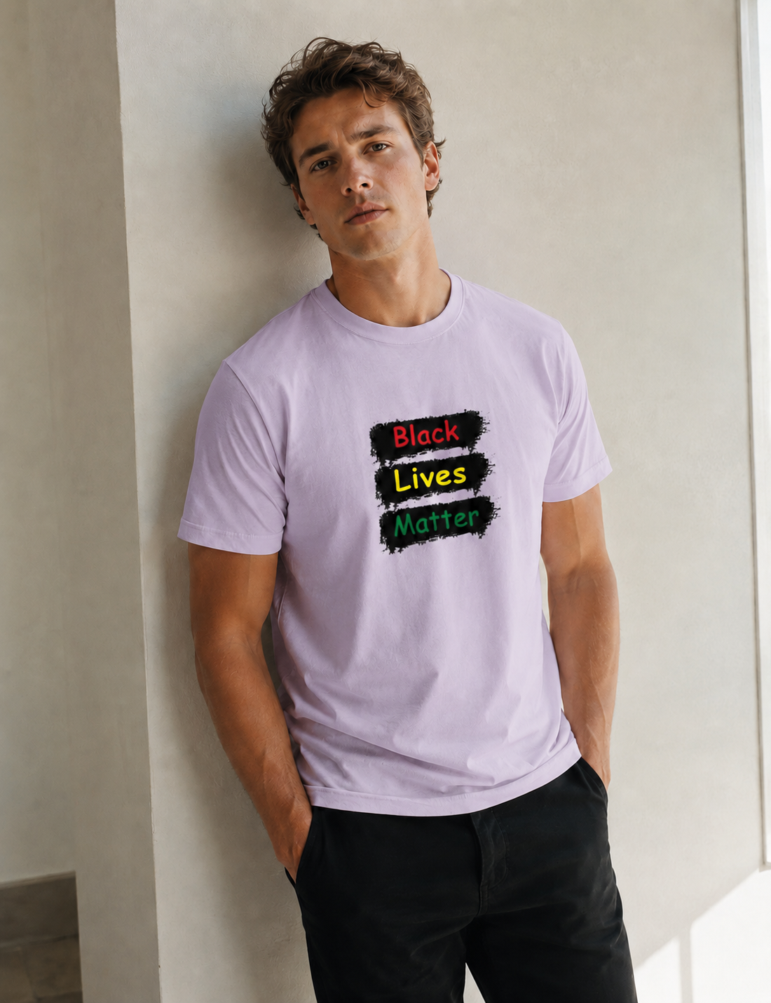 Vastrio Unisex Black Lives Matter Graphic Printed T-Shirt for Men & Women | Cotton Casual T-Shirt | Statement & Streetwear Tee