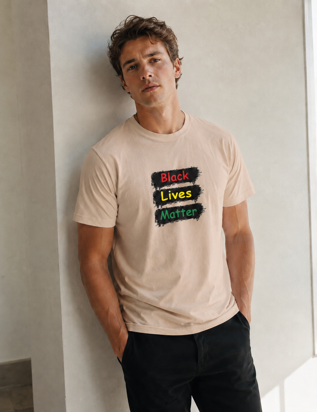 Vastrio Unisex Black Lives Matter Graphic Printed T-Shirt for Men & Women | Cotton Casual T-Shirt | Statement & Streetwear Tee