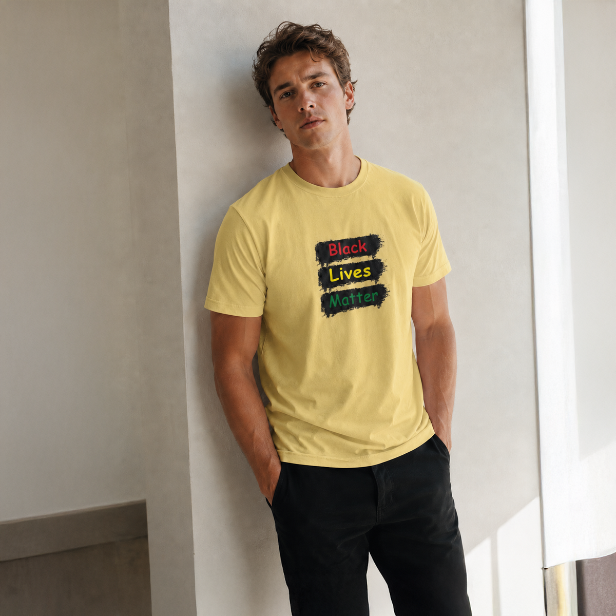 Vastrio Unisex Black Lives Matter Graphic Printed T-Shirt for Men & Women | Cotton Casual T-Shirt | Statement & Streetwear Tee