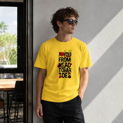 Vastrio I Love You From Head To Toes Graphic T-Shirt | Unisex Cotton Regular Fit