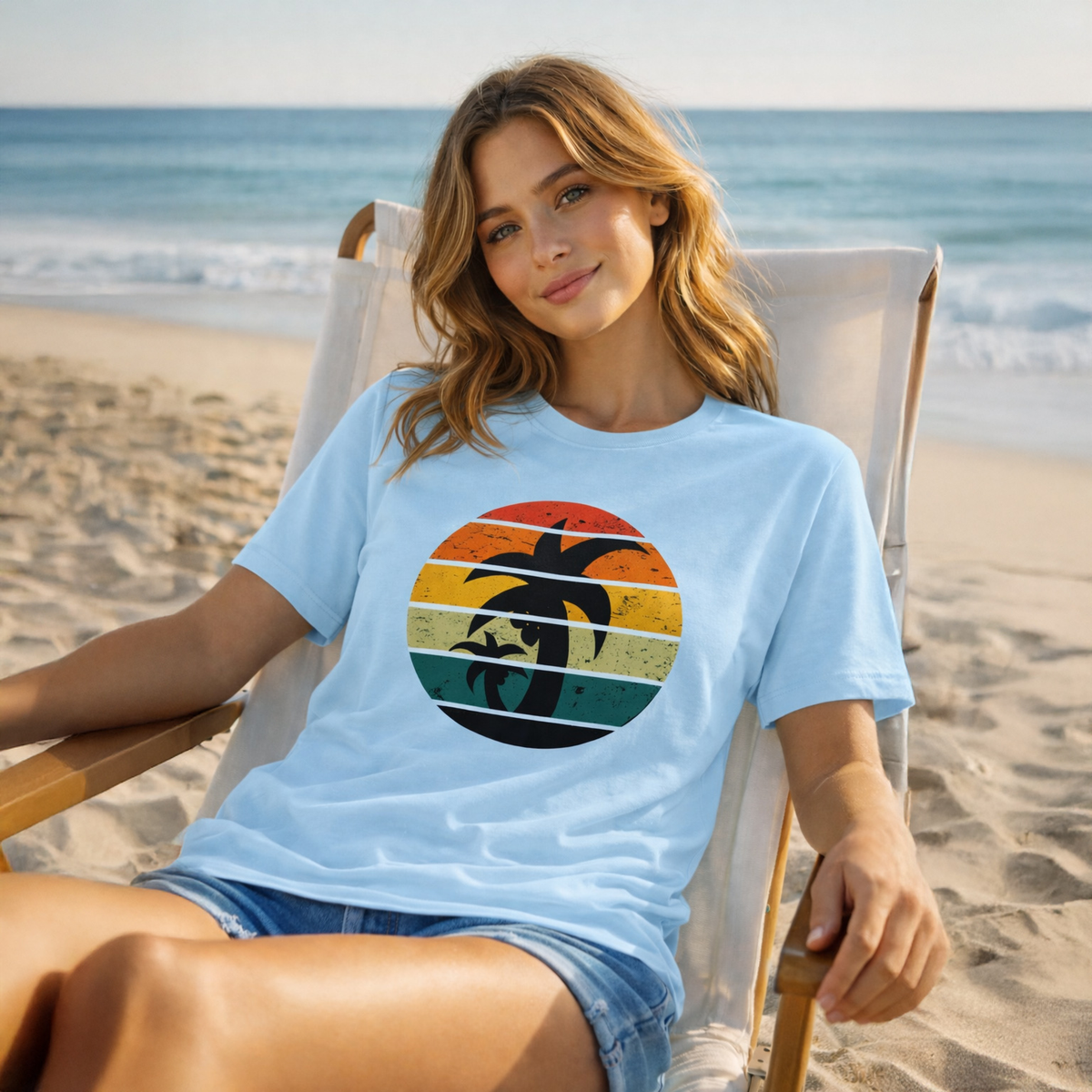 Vastrio Unisex Tropical Palm Tree Graphic Printed T-Shirt for Men & Women, Summer Beach Vacation Casual Cotton Tee