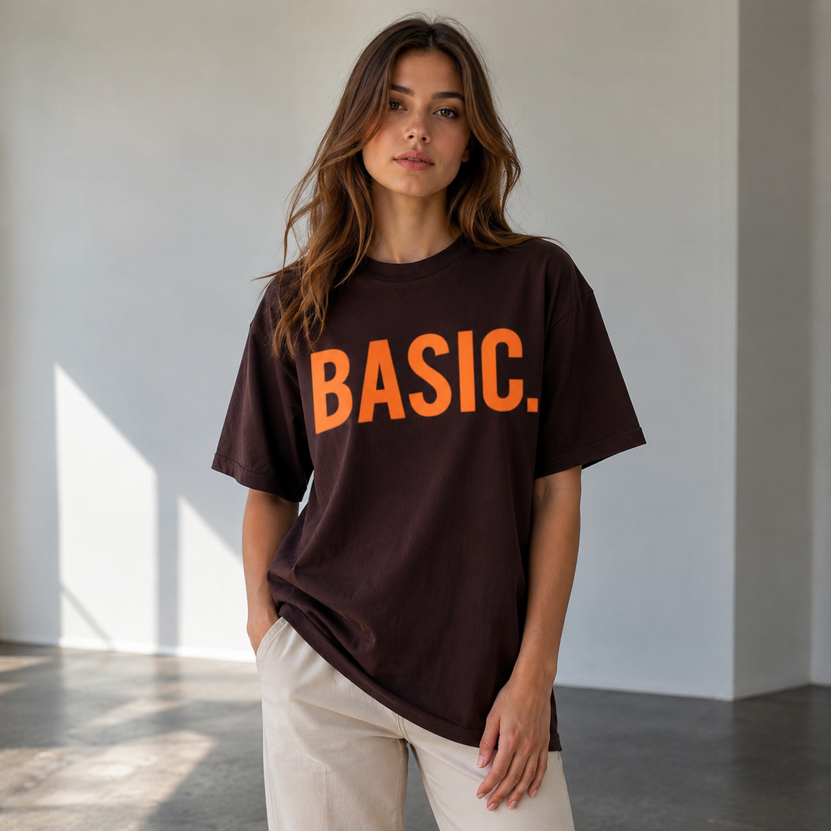 Vastrio BASIC Graphic Oversized T-Shirt | Unisex Cotton Tee