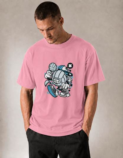 Vastrio Unisex Cartoon Graphic Printed T-Shirt | Cute Character Casual Tee for Men & Women | Stylish Streetwear T-Shirt