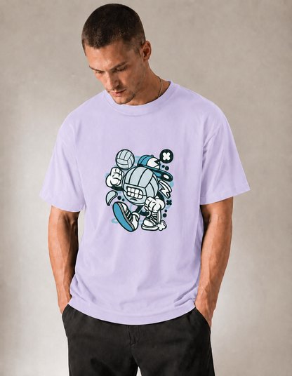 Vastrio Unisex Cartoon Graphic Printed T-Shirt | Cute Character Casual Tee for Men & Women | Stylish Streetwear T-Shirt