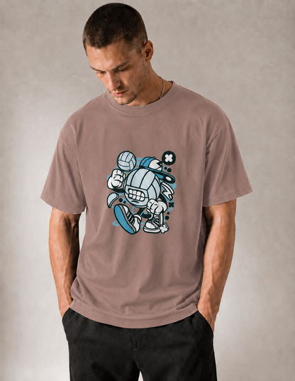 Vastrio Unisex Cartoon Graphic Printed T-Shirt | Cute Character Casual Tee for Men & Women | Stylish Streetwear T-Shirt